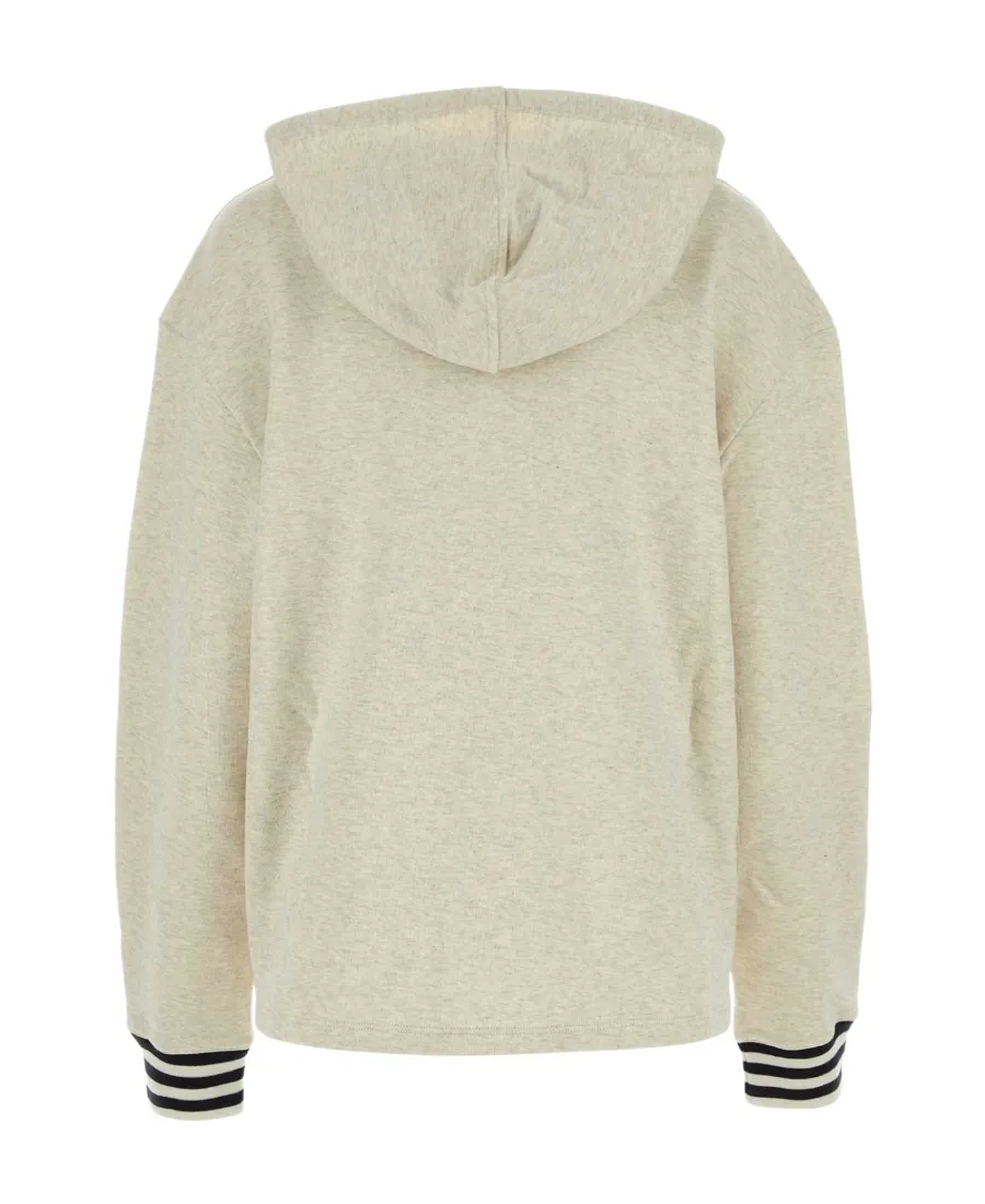 Oversized Cotton Fleece Hoodie