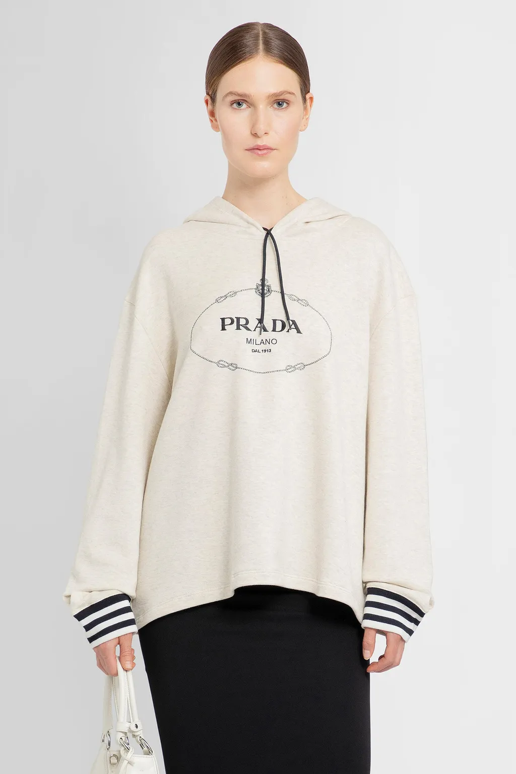 Oversized Cotton Fleece Hoodie