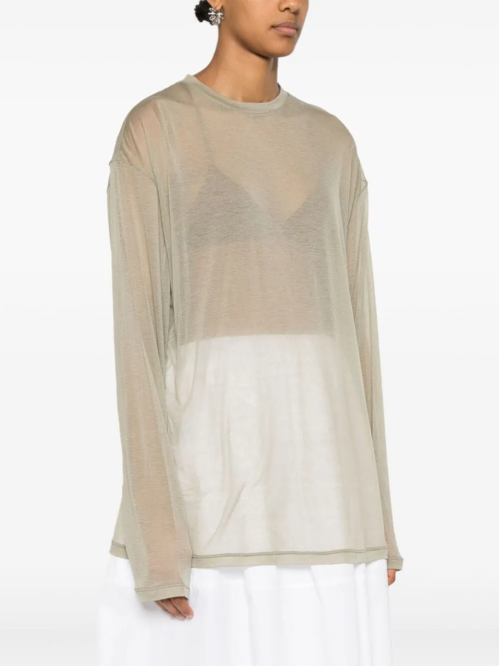 Long-Sleeved Crewneck T-Shirt
