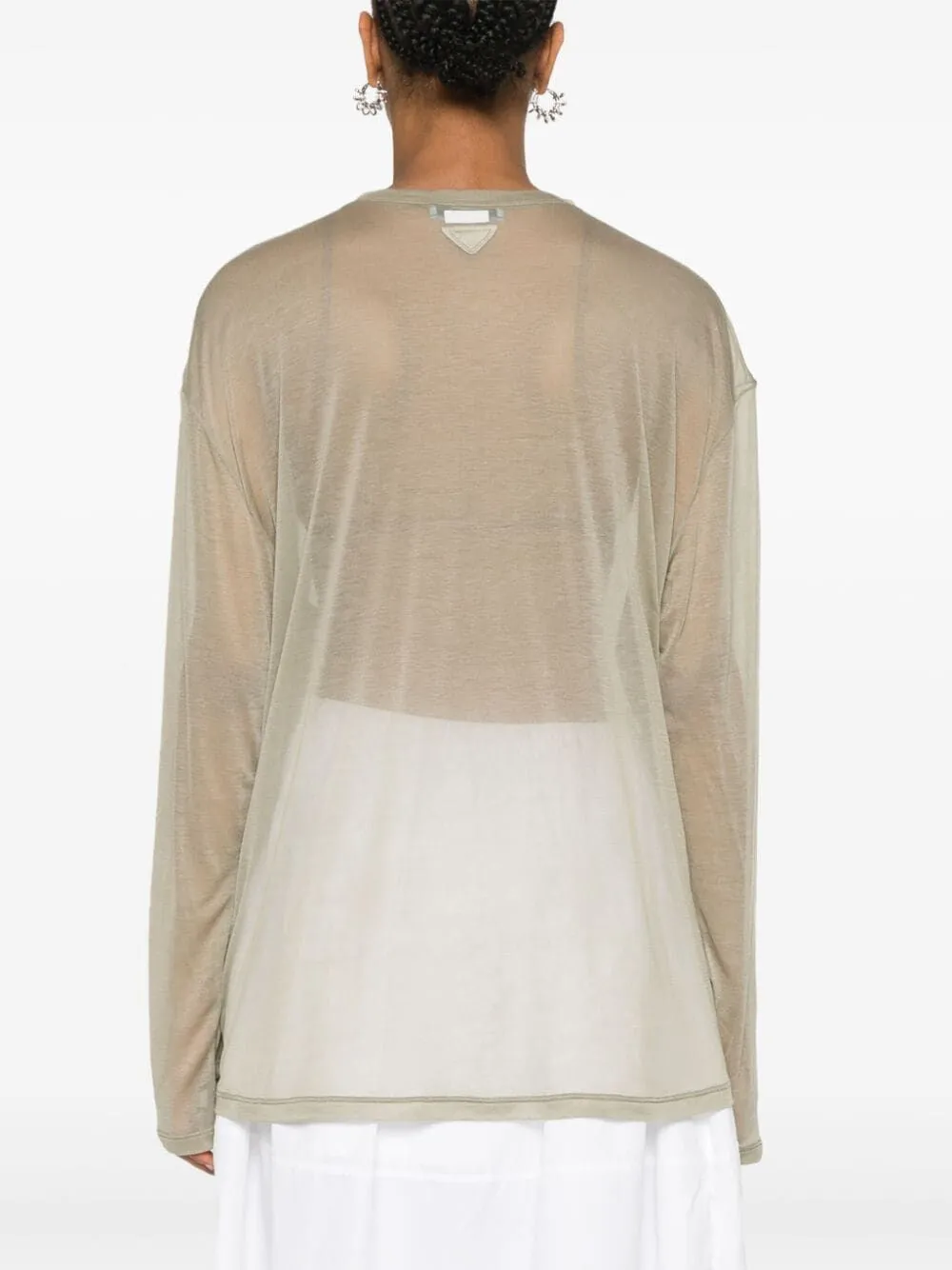 Long-Sleeved Crewneck T-Shirt