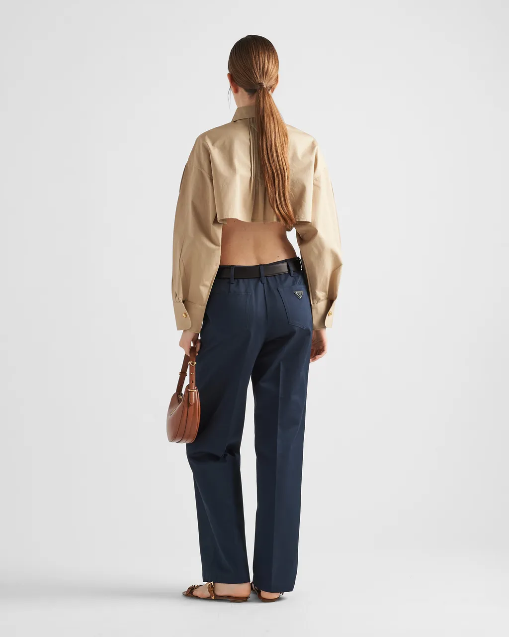 Pleated Cropped Jacket