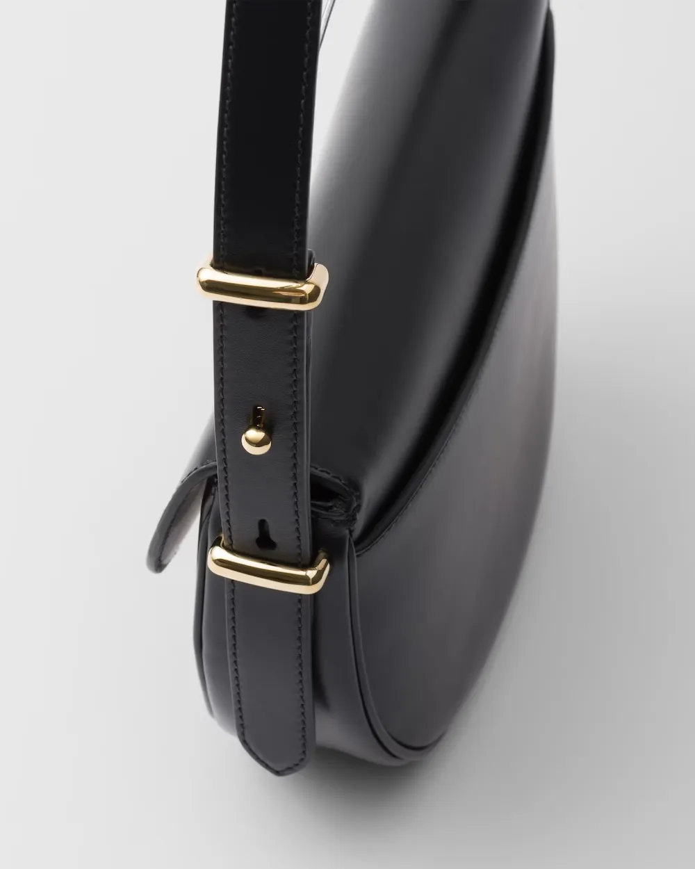 Triangle-Logo Small Shoulder Bag