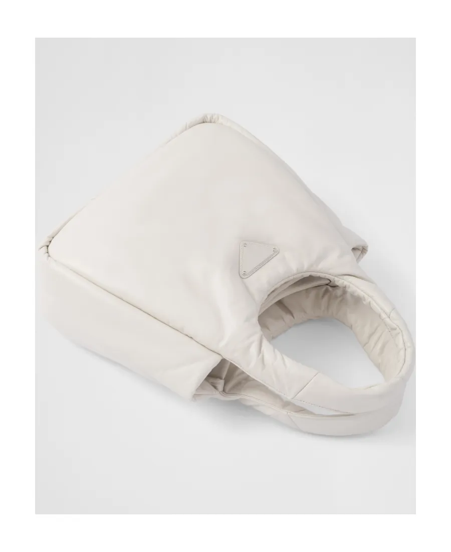 Logo Plaque Top Handle Tote Bag