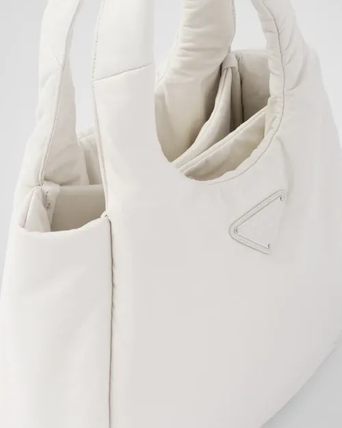 Logo Plaque Top Handle Tote Bag