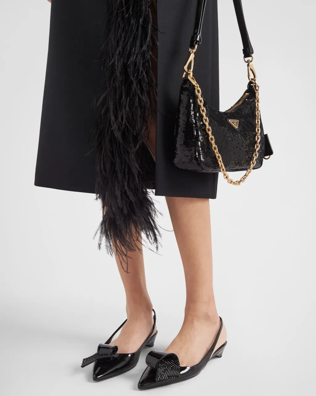 High-Waist Midi Skirt