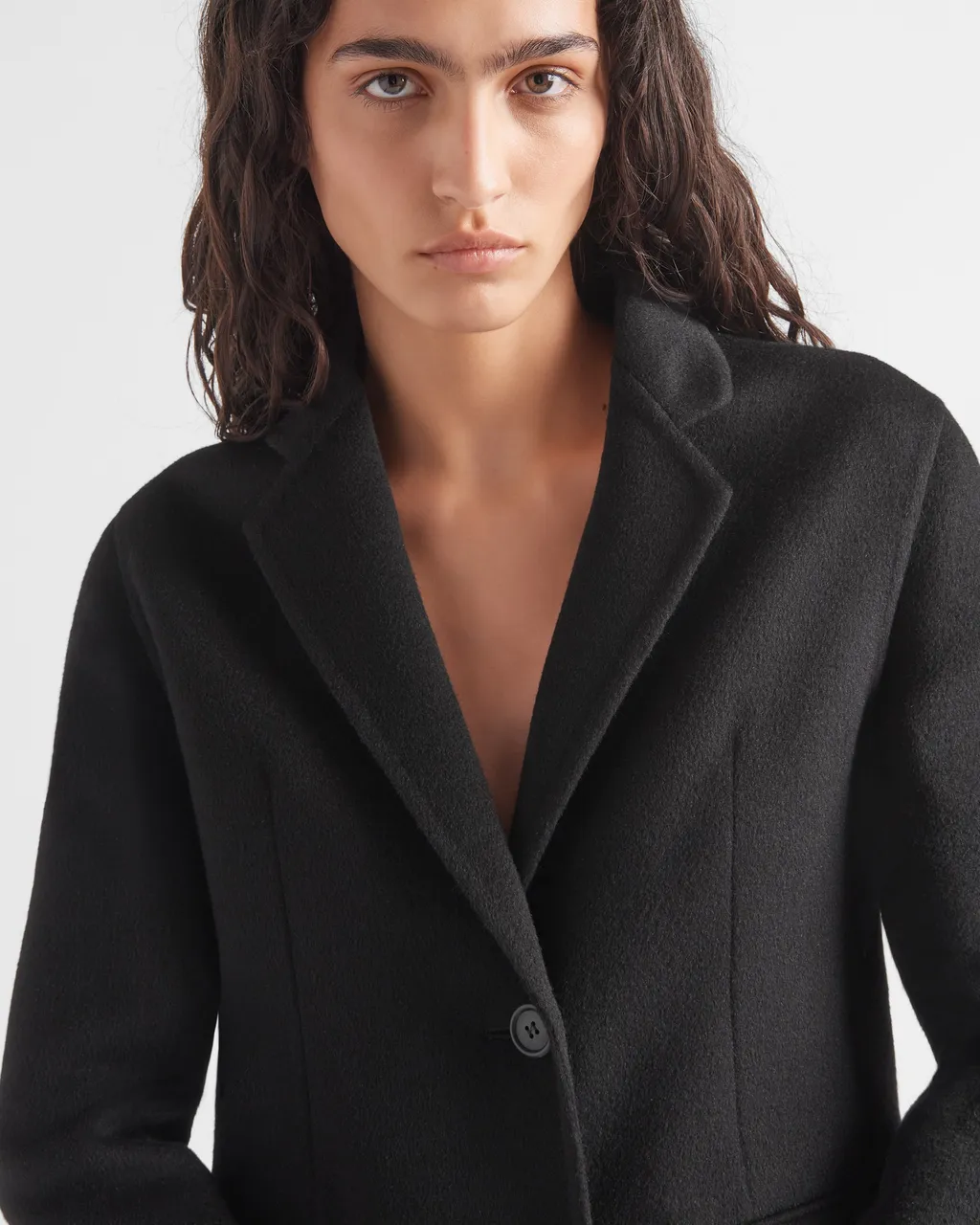 Single-Breasted Long Coat