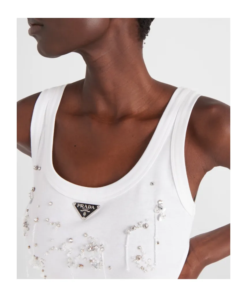 Embellished Detailed Tank Top