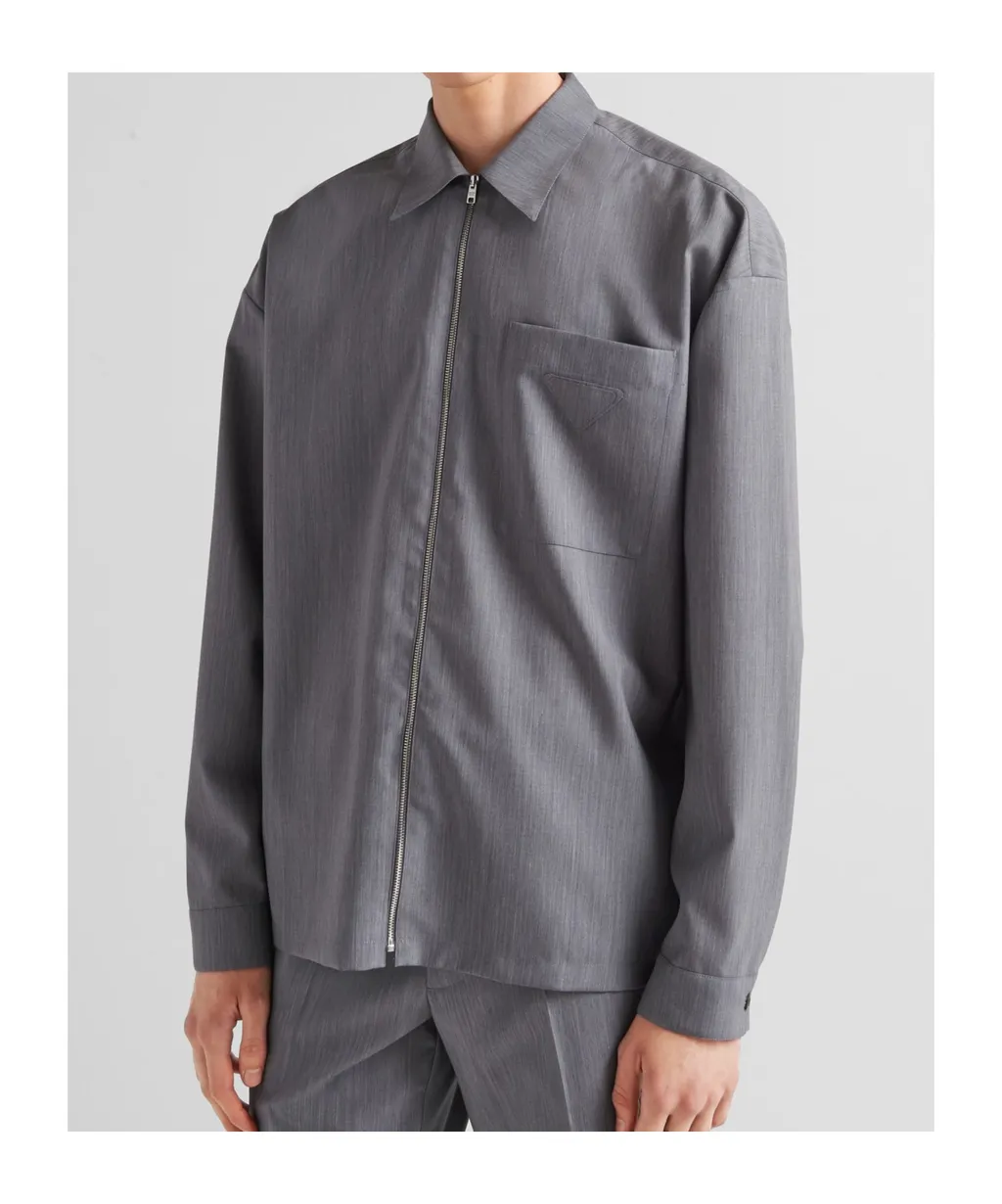 Wool And Mohair Shirt