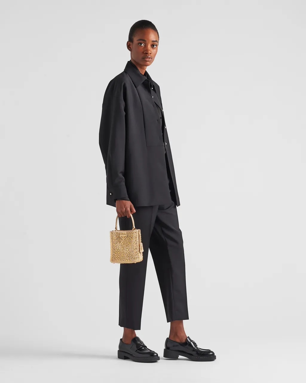 High Waist Tailored Trousers