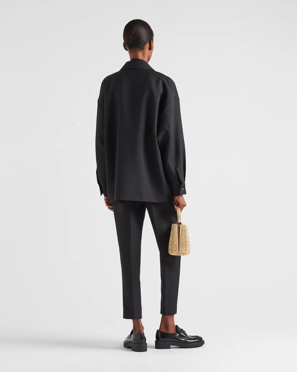 High Waist Tailored Trousers