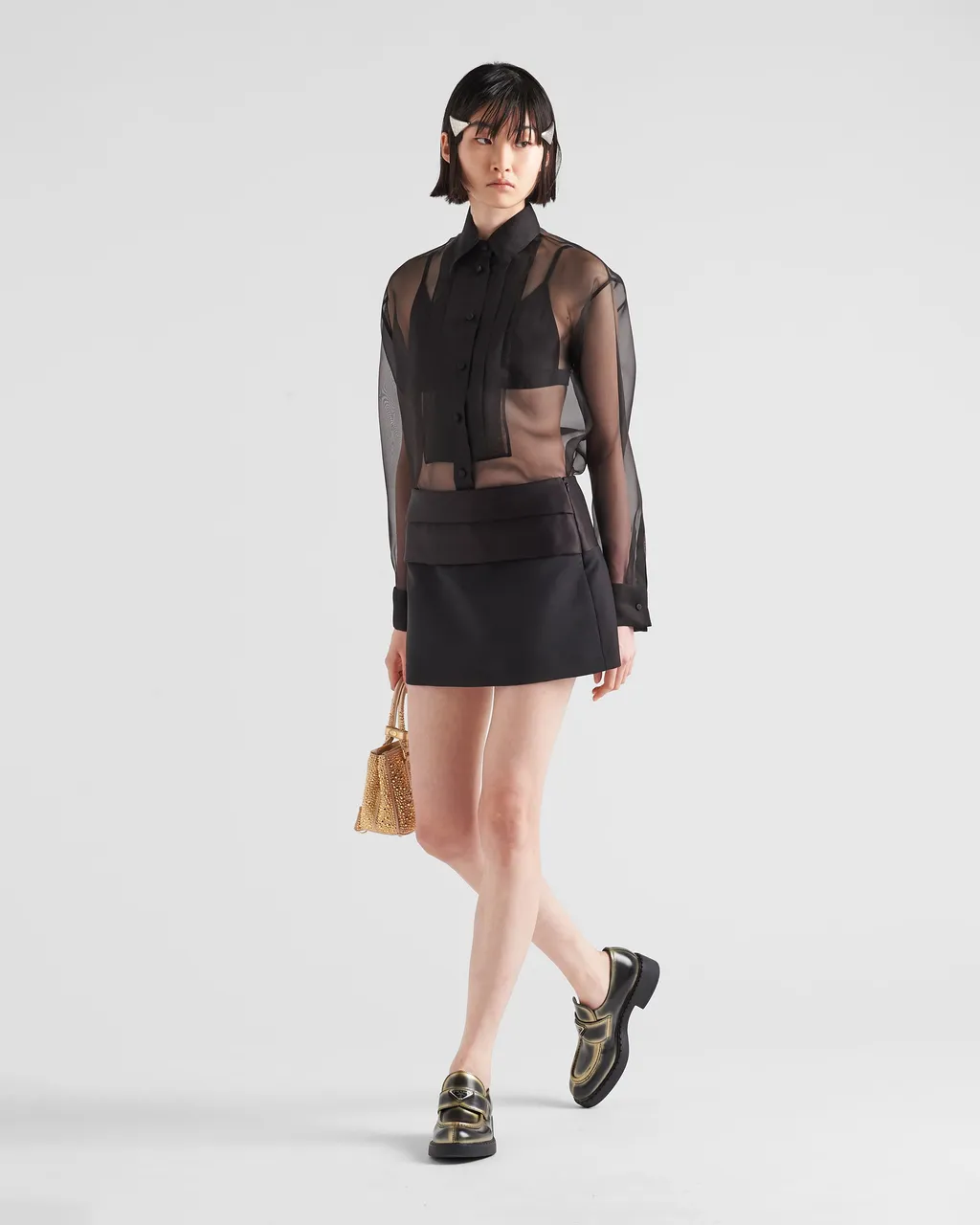 See-Through Long-Sleeved Shirt