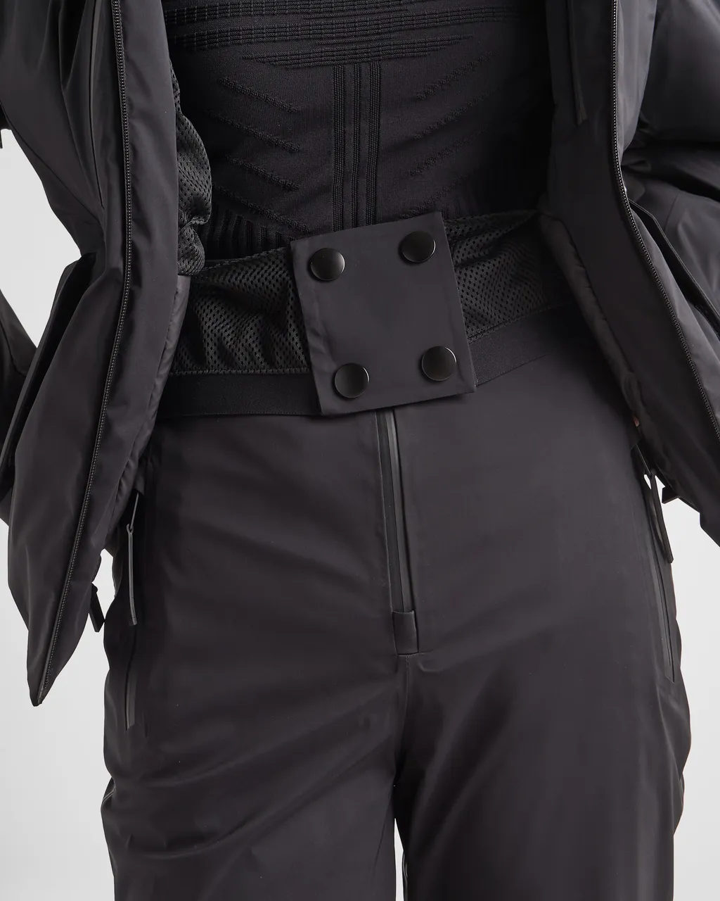 Logo-Patch Zipped Hooded Jacket