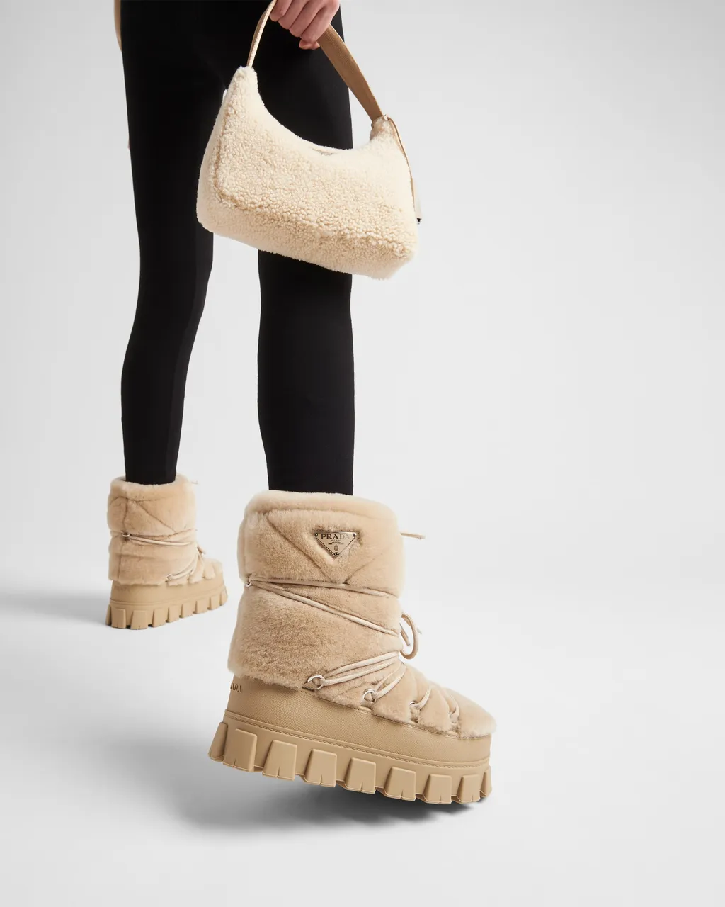 Logo Plaque Chunky Ankle Boots