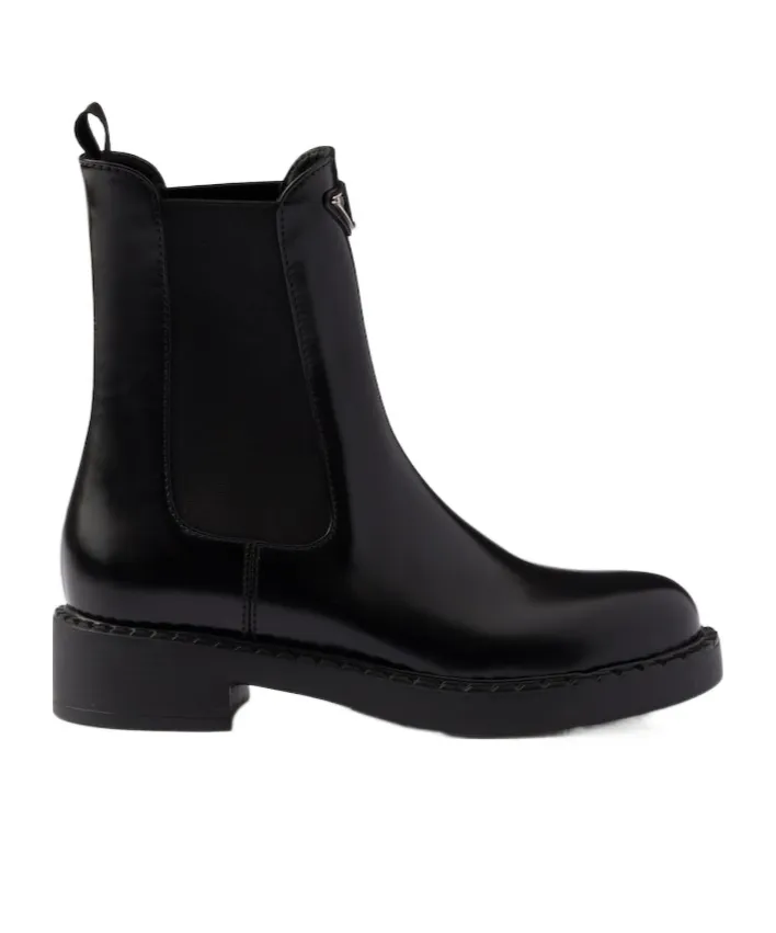 Round-Toe Ankle Boots