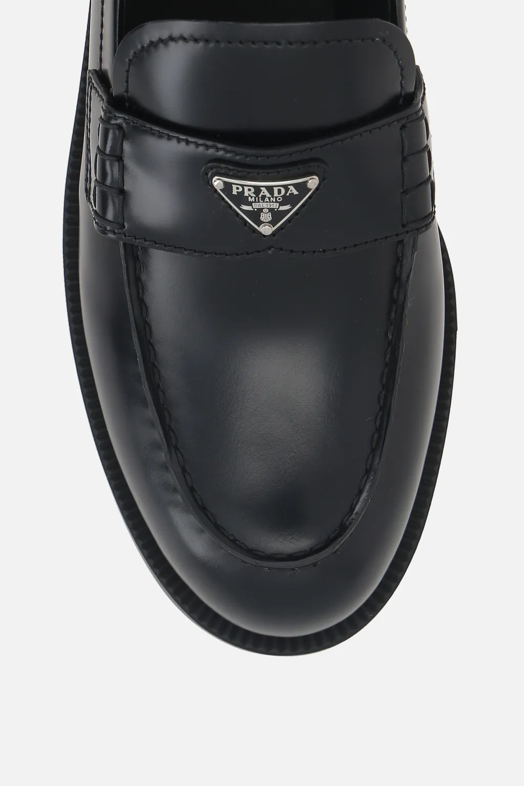 Logo Plaque Slip-On Loafers