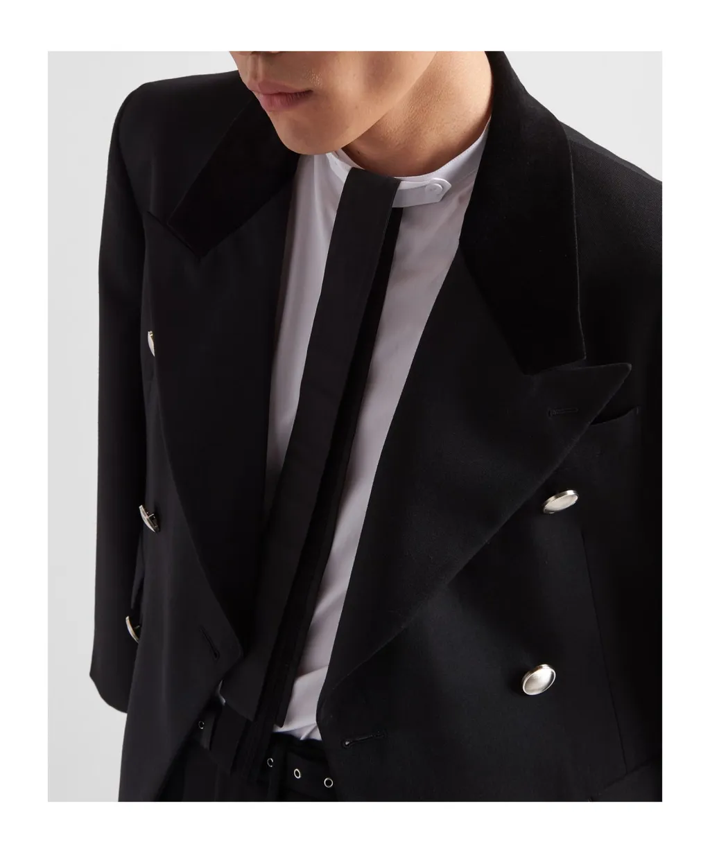 Double-Breasted Tailored Blazer