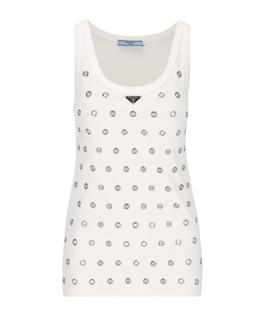 Cut-Out Detailed Sleeveless Top