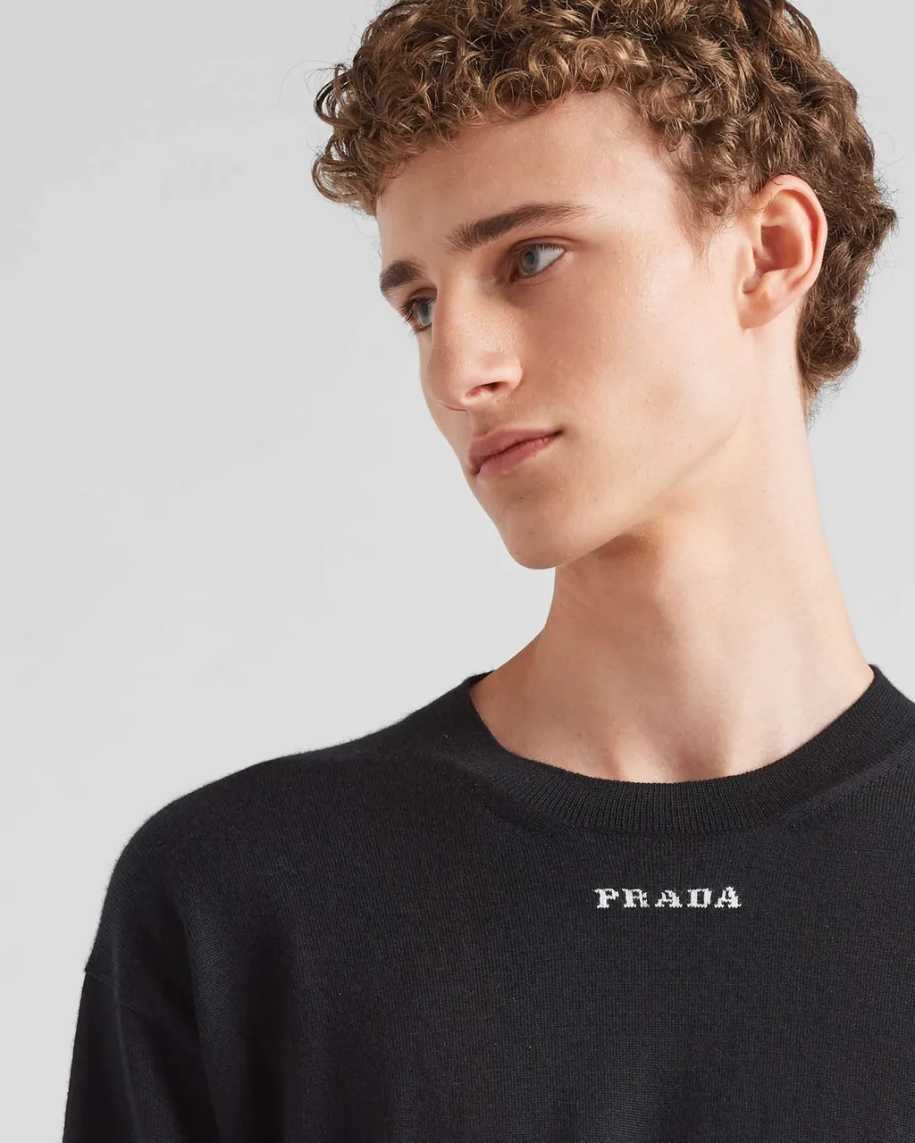 Logo Intarsia Crewneck Knitted Jumper