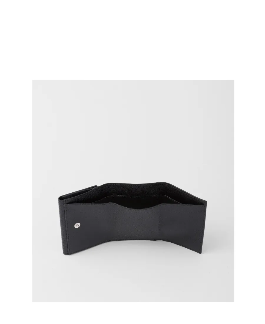 Logo-Plaque Press-Stud Fastened Wallet