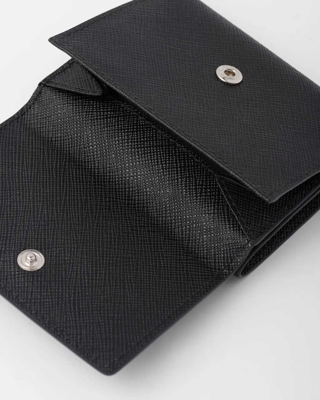 Logo-Plaque Press-Stud Fastened Wallet