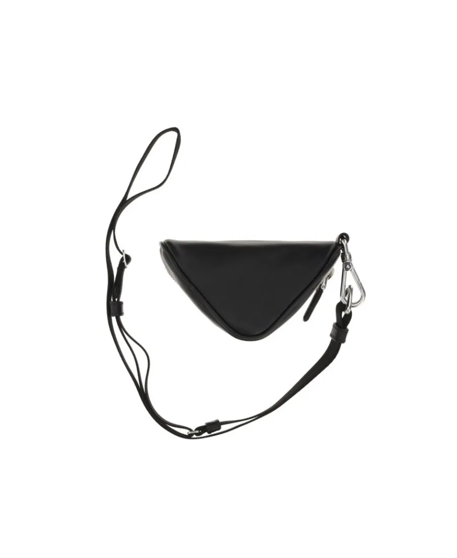 Triangular Leather Pouch