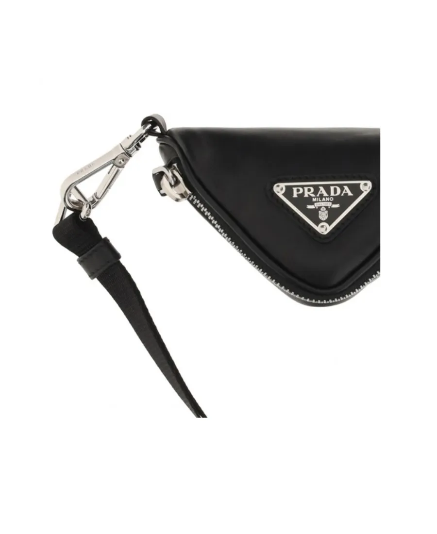 Triangular Leather Pouch
