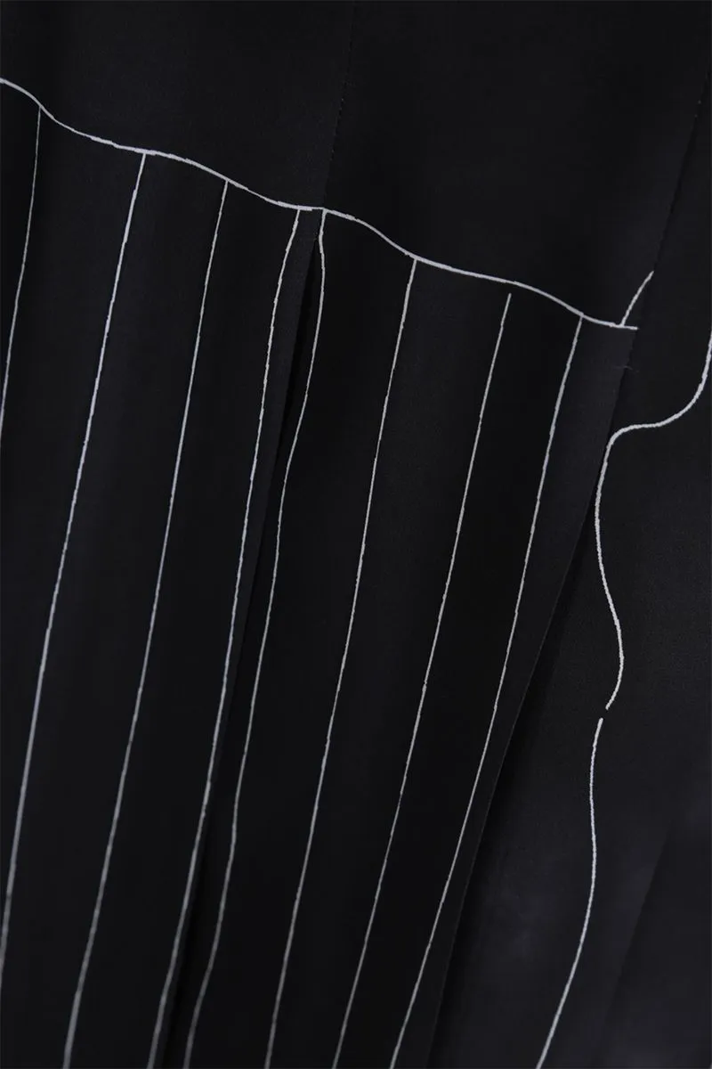 Logo Printed Unlined Midi Dress