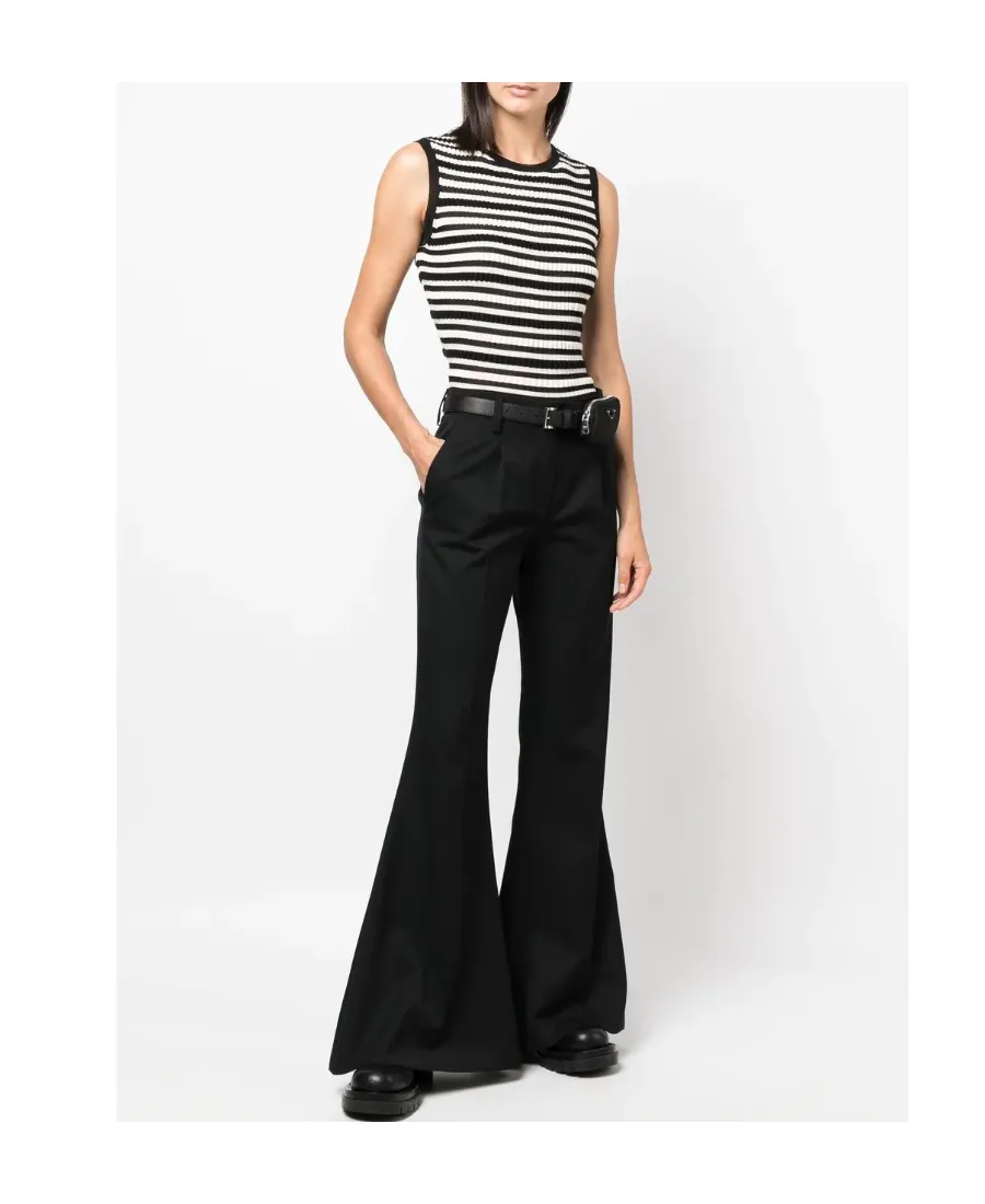 Cropped Tailored Trousers