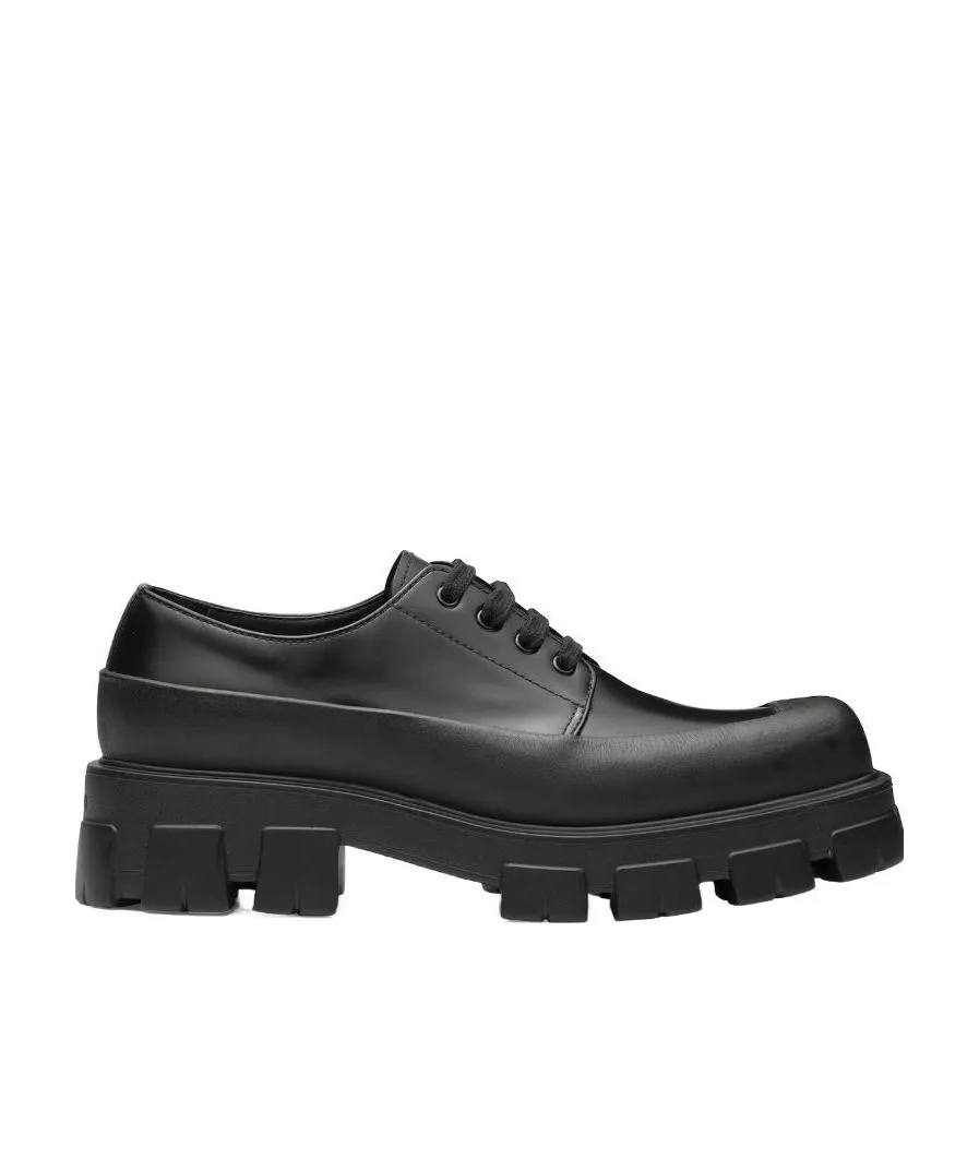 Chunky Lace-Up Derby Shoes