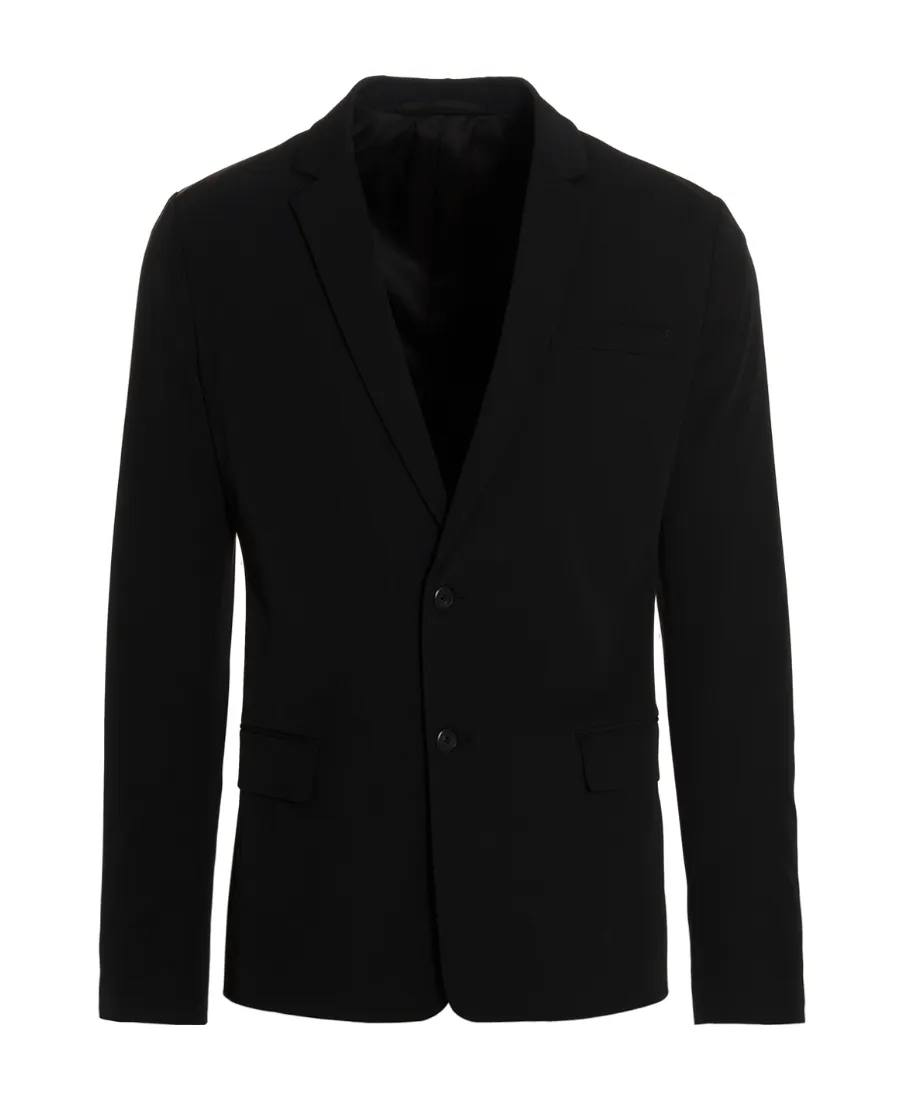 V-Neck Long-Sleeved Suit Coat + Pantsuit
