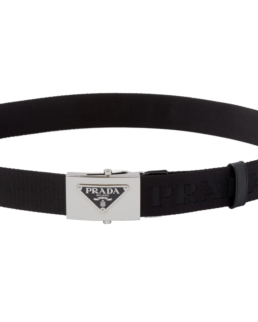 Triangle Logo Buckle Belt
