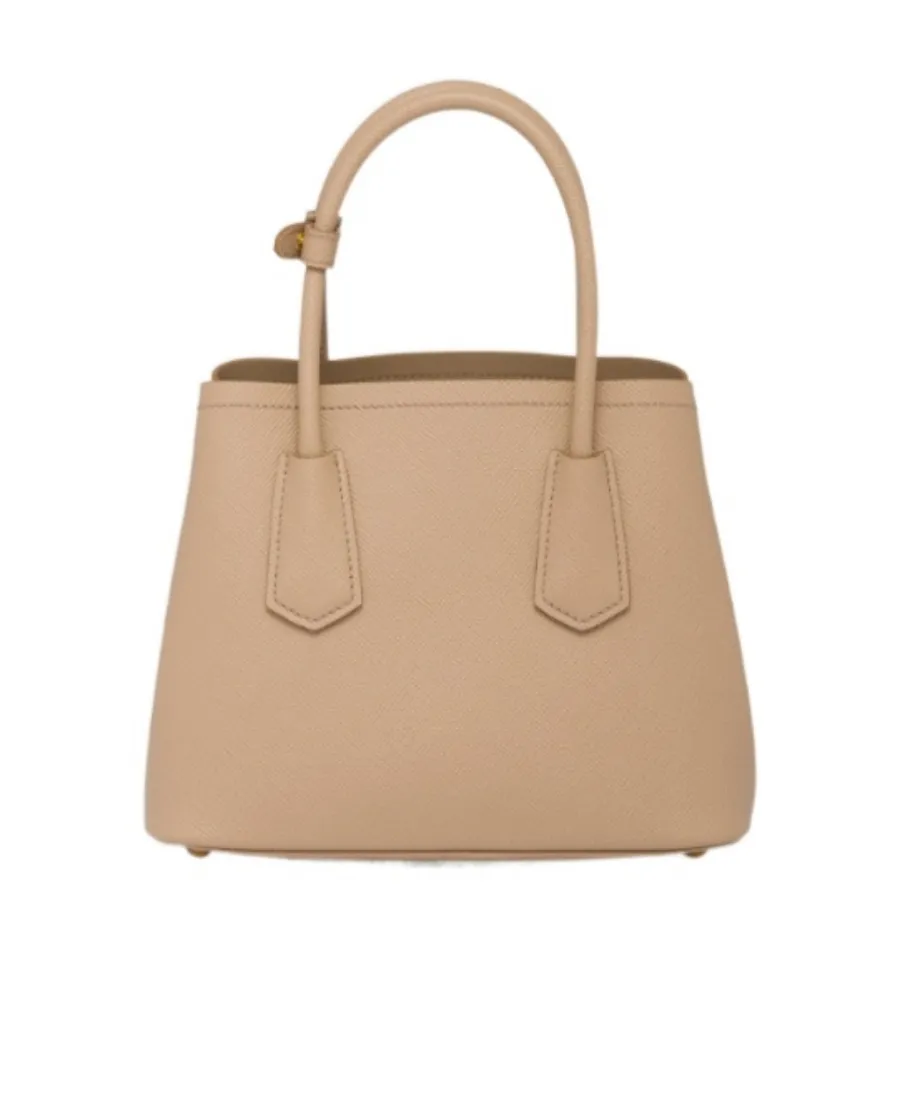Logo Detailed Top Handle Tote Bag