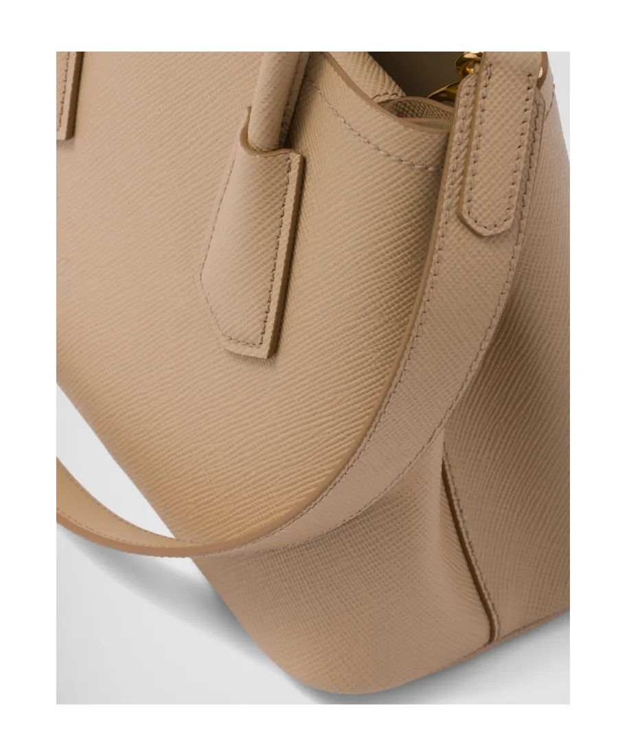 Logo Detailed Top Handle Tote Bag