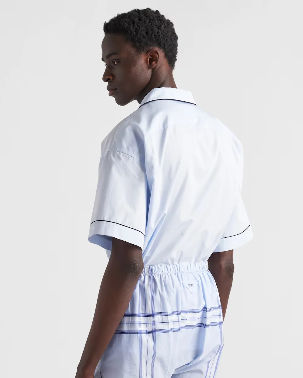 Short-Sleeved Cotton Shirt