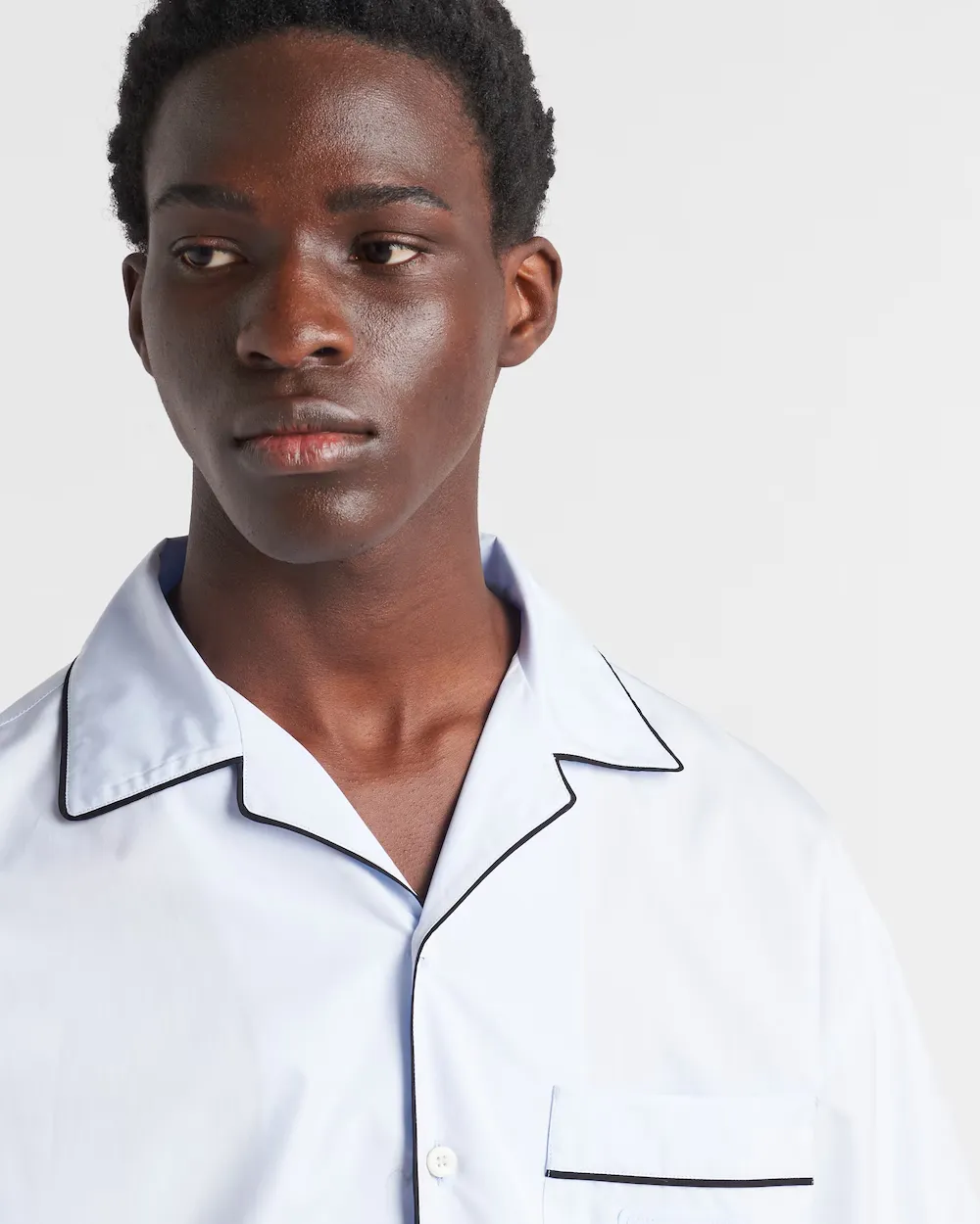 Short-Sleeved Cotton Shirt