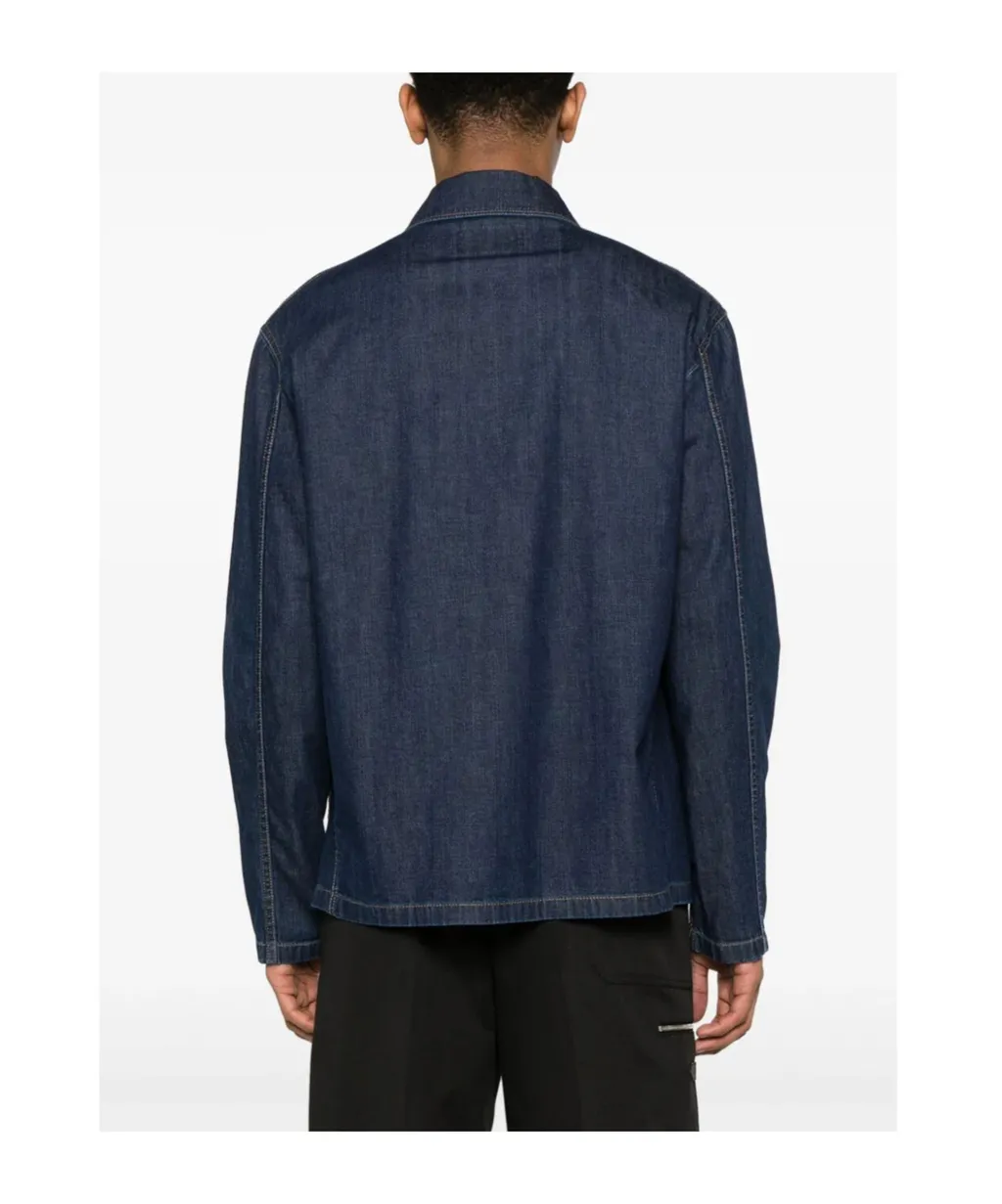 Light Denim Blouson Jacket