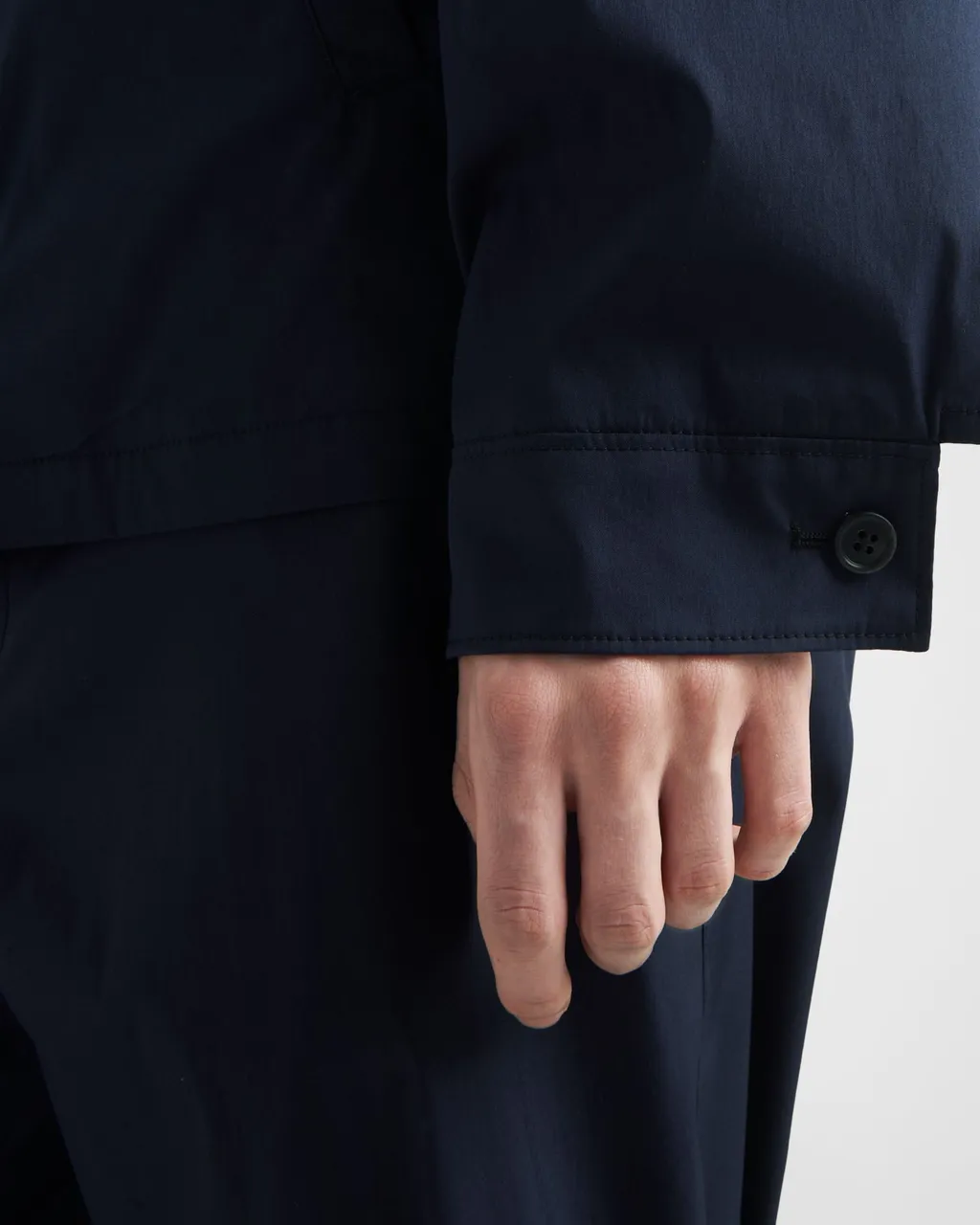 Stretch Cotton Blouson Jacket