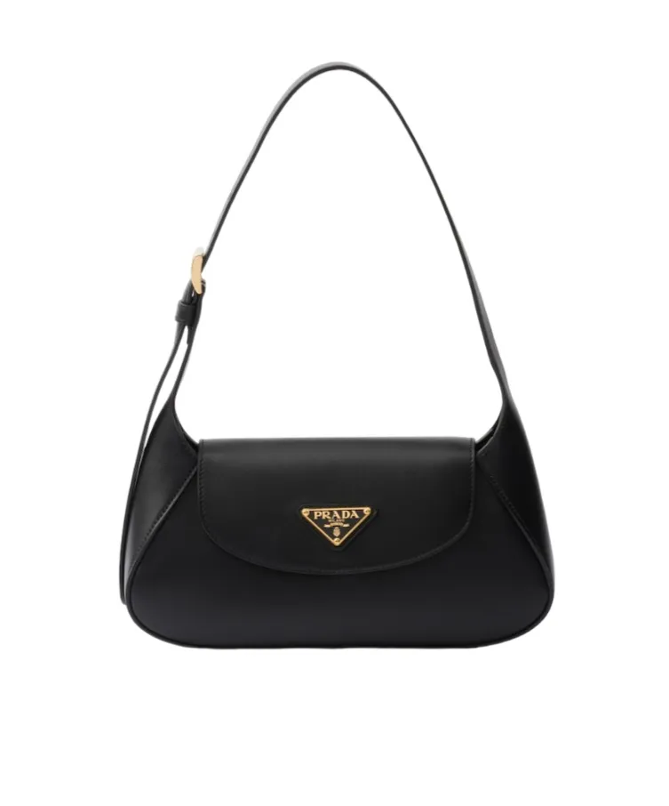 Triangle-Logo Small Shoulder Bag