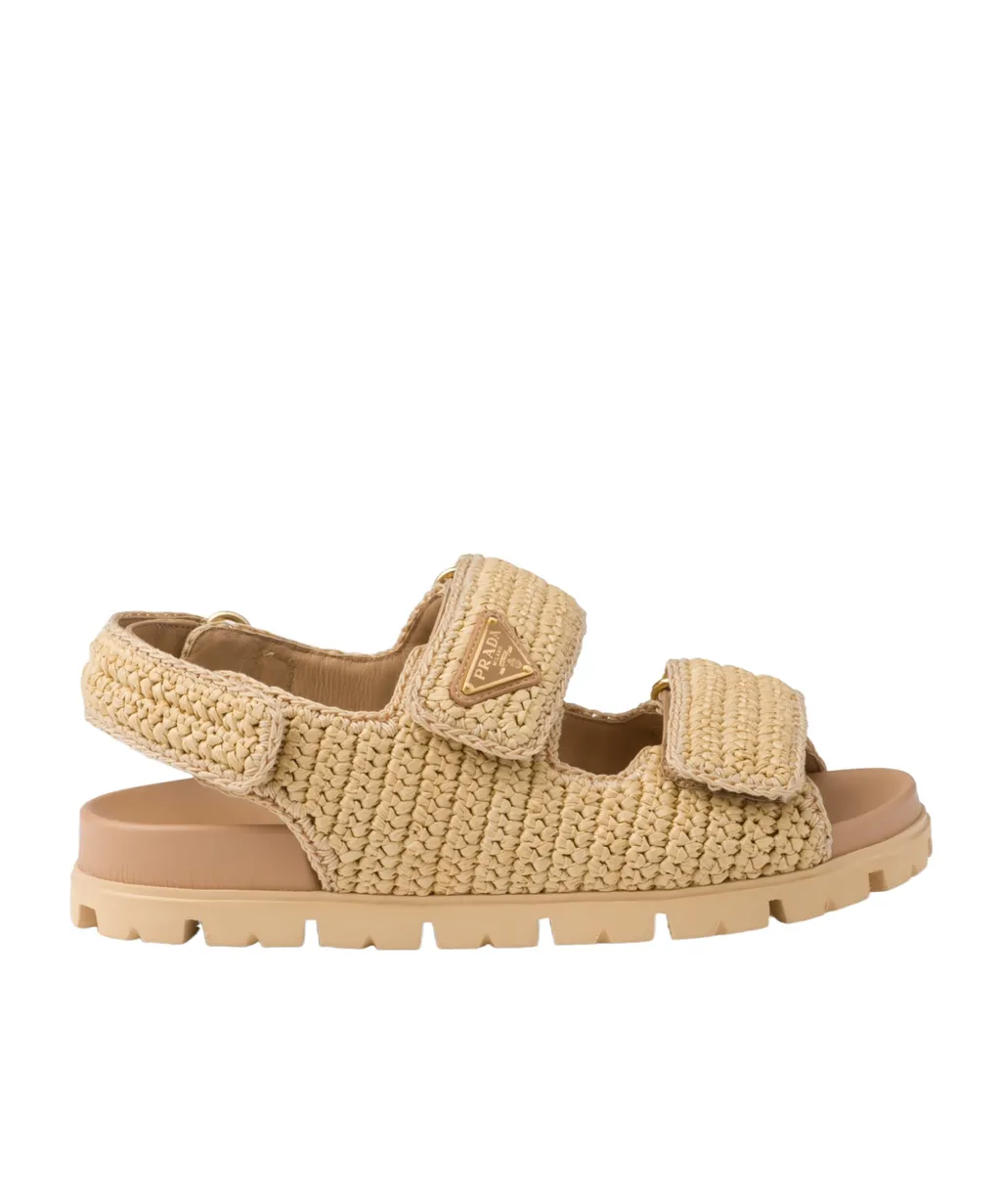 Woven Fabric Sandals