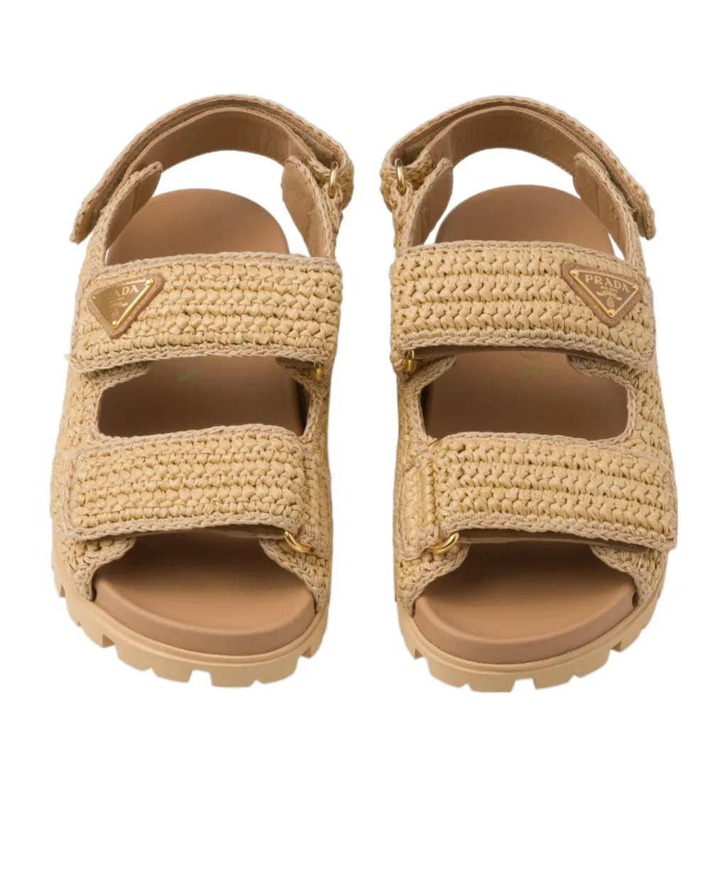 Woven Fabric Sandals