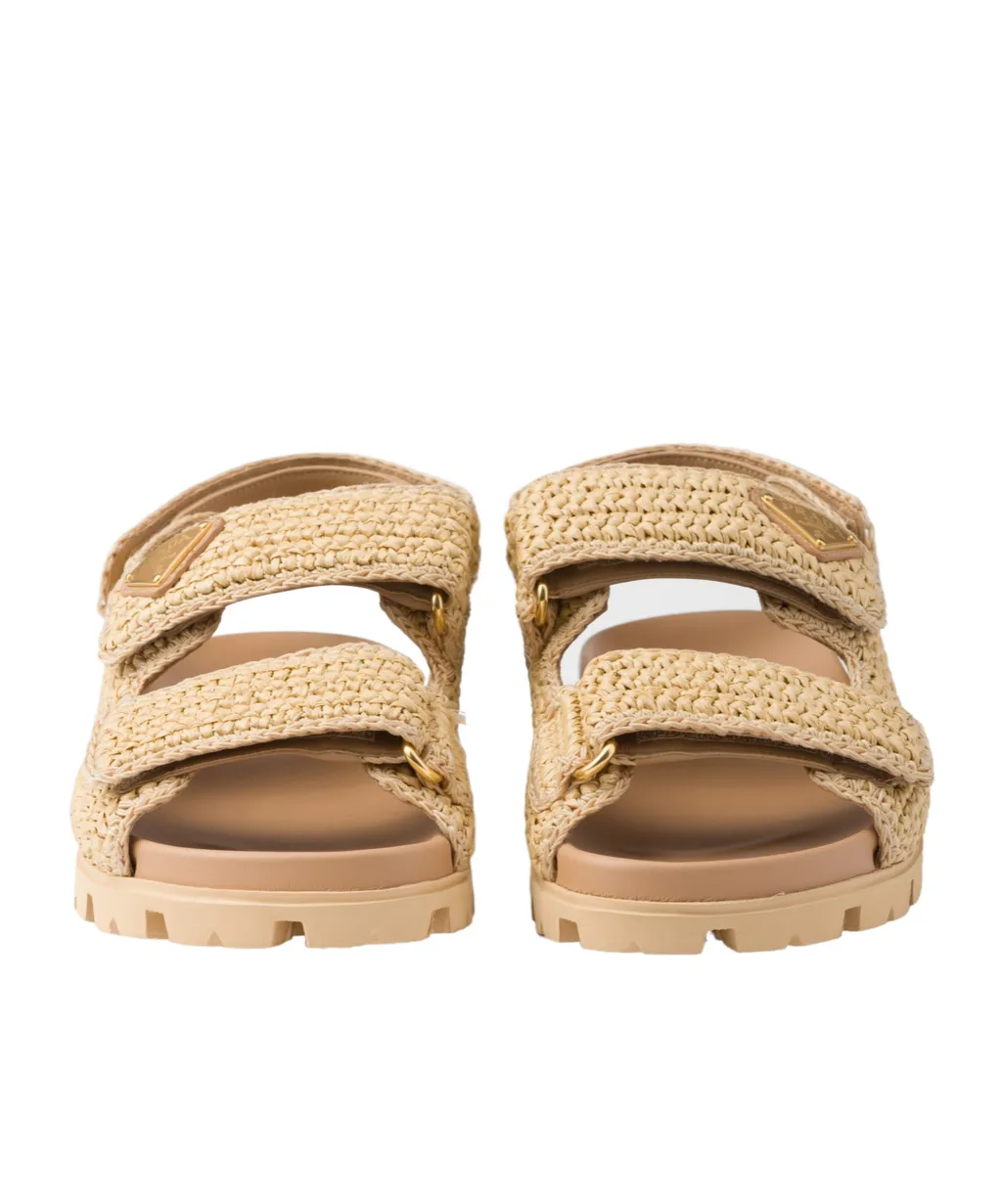 Woven Fabric Sandals
