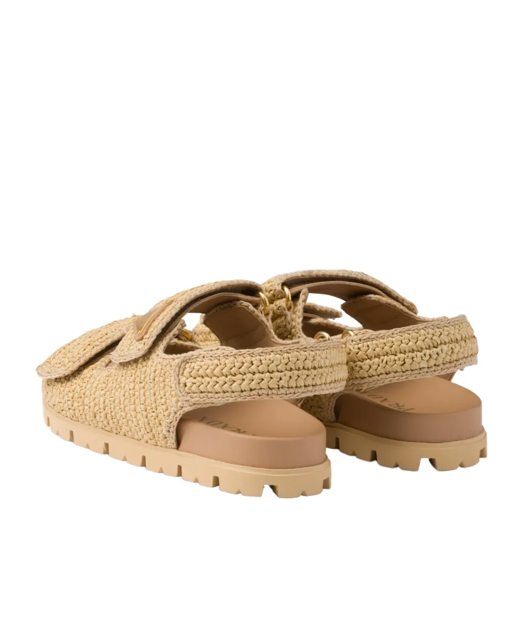 Woven Fabric Sandals
