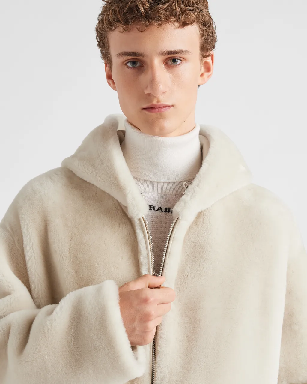 Zip-Up Hooded Coat