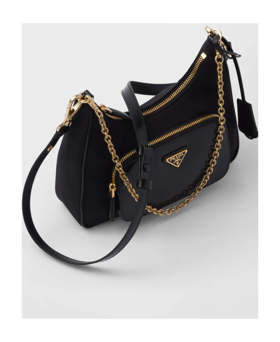 Chain-Linked Zipped Handbag