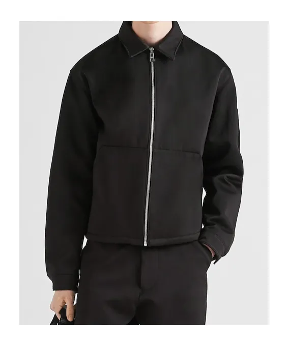 Cotton And Silk Blouson Jacket