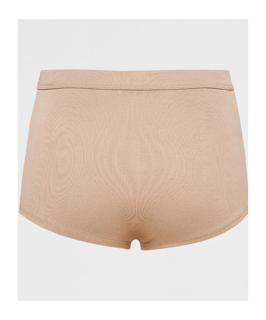 Ribbed Knit Boy Shorts
