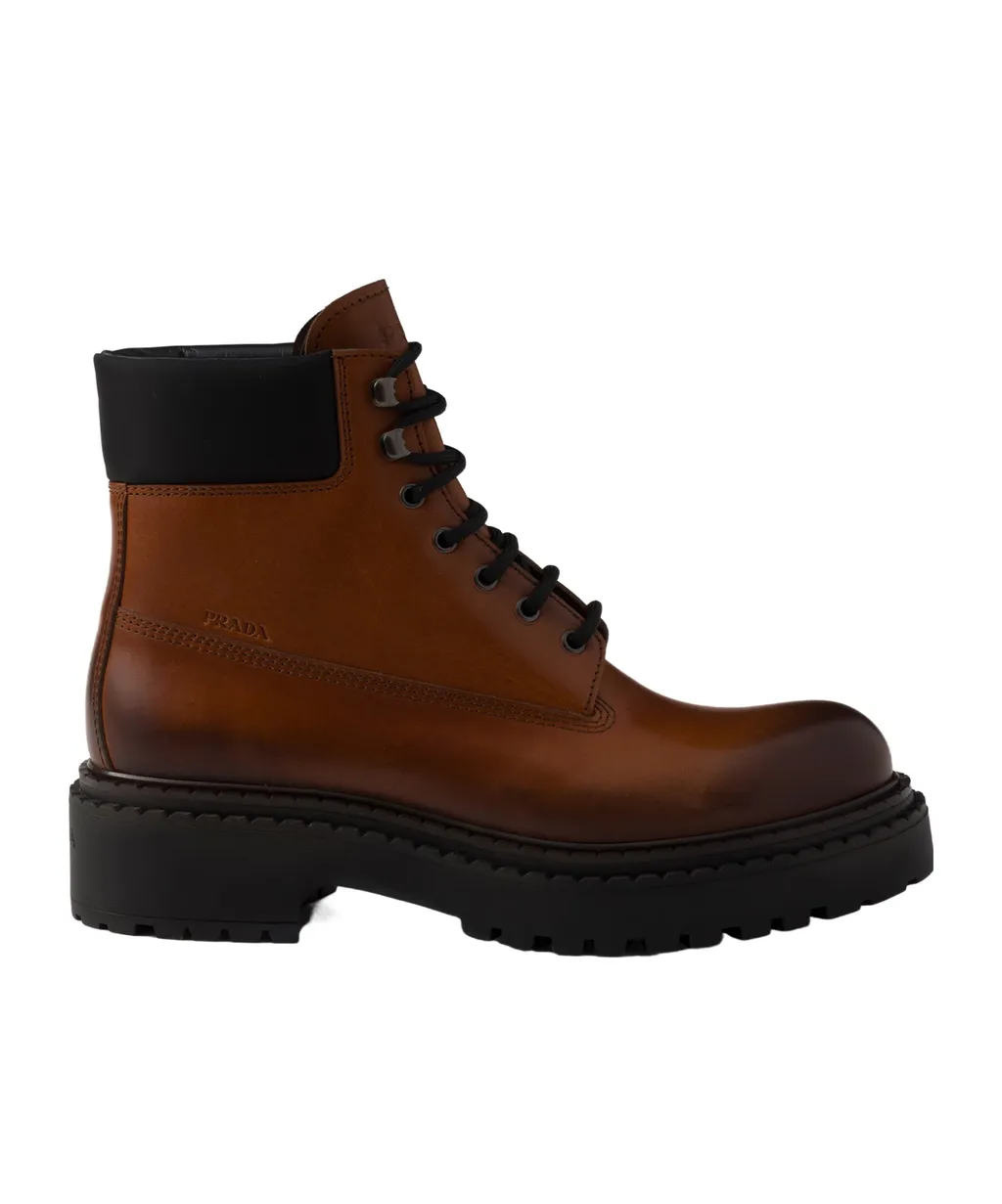 Leather And Re-Nylon Work Boots