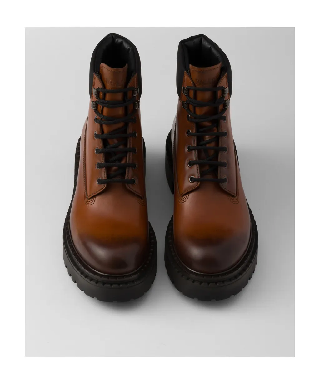Leather And Re-Nylon Work Boots