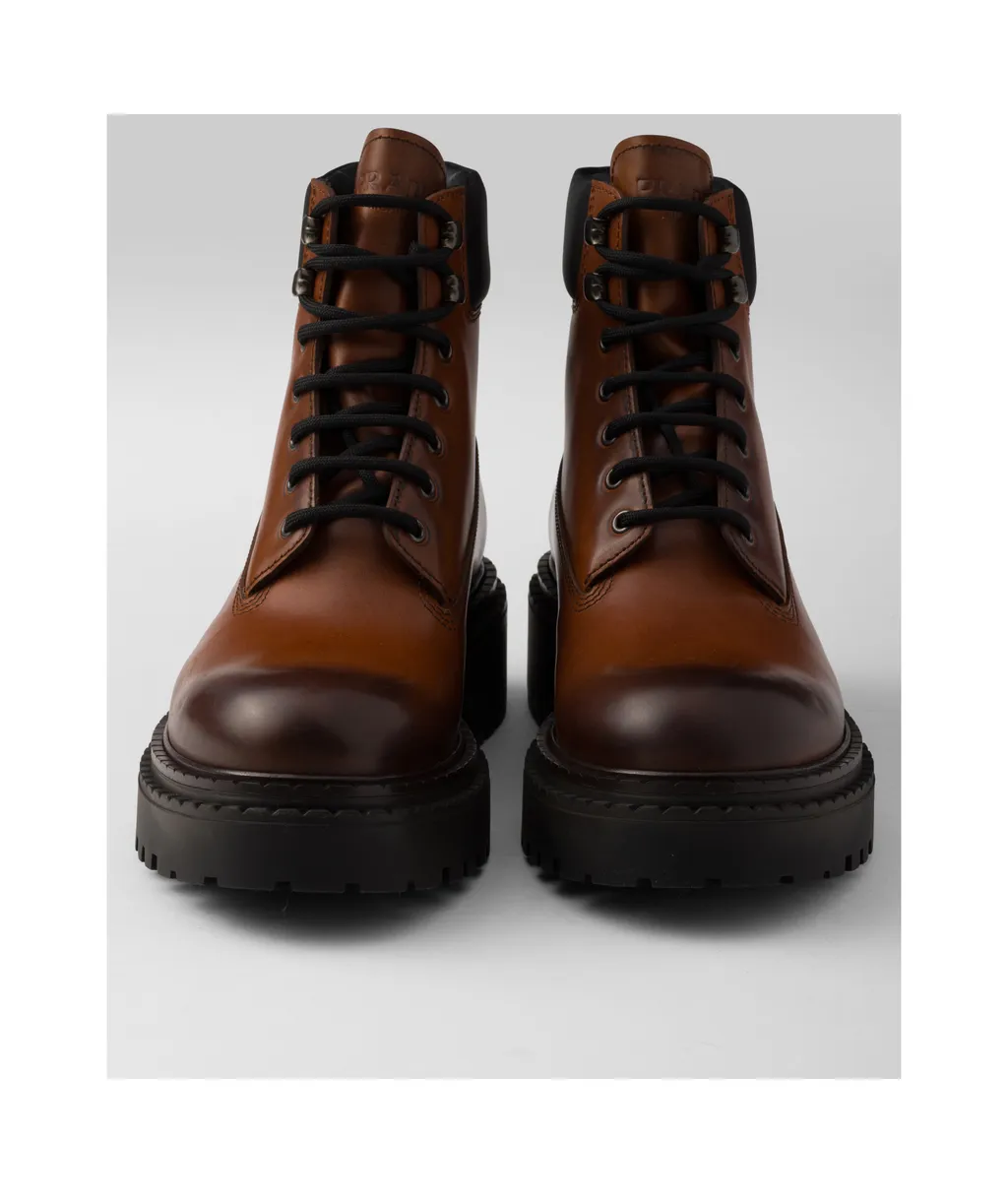 Leather And Re-Nylon Work Boots