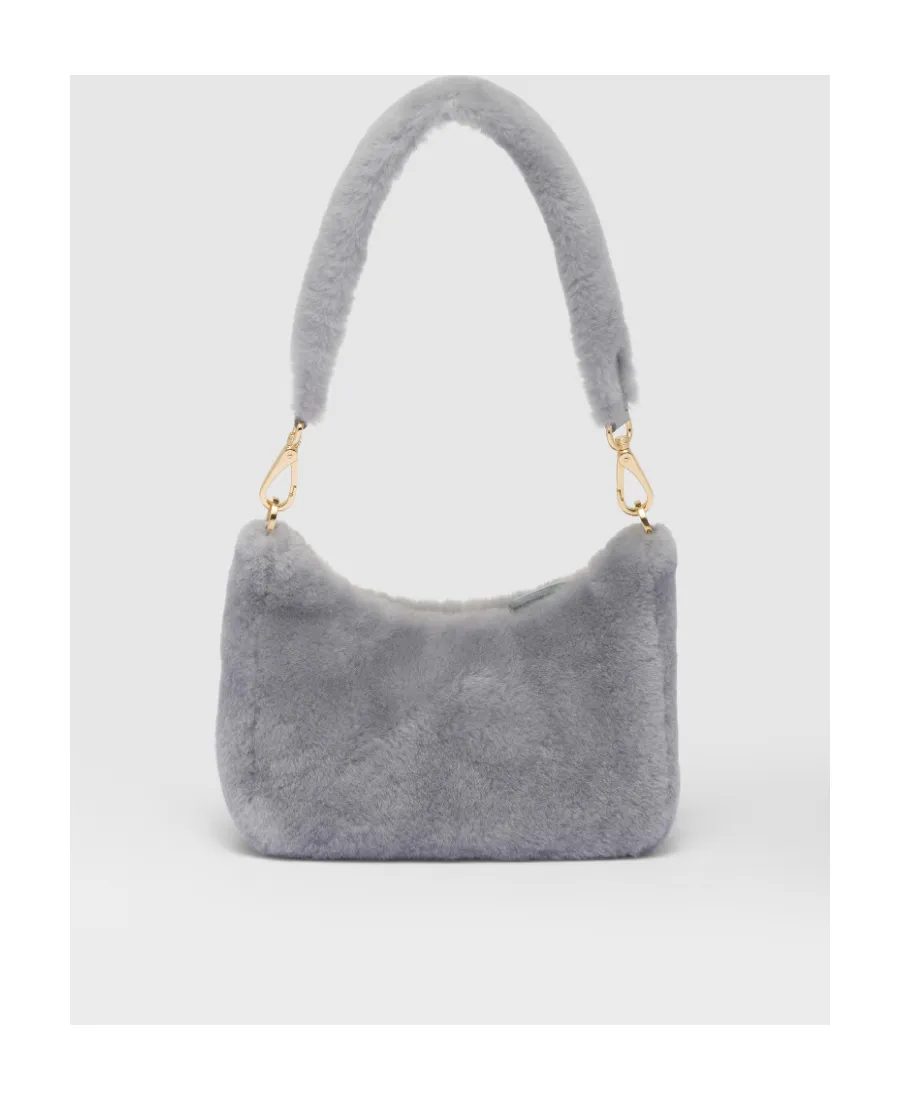 Logo Plaque Zipped Shoulder Bag